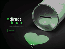 Tablet Screenshot of directdonate.com